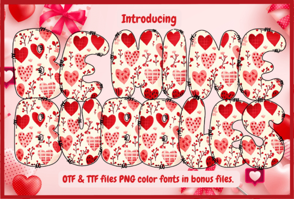 Be Mine Bubbles: A Font for Your Sweetest Designs