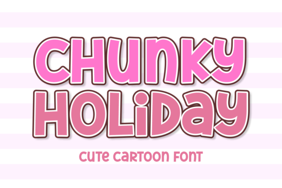 Chunky Holiday: A Fun Cartoon Font for Maximum Impact