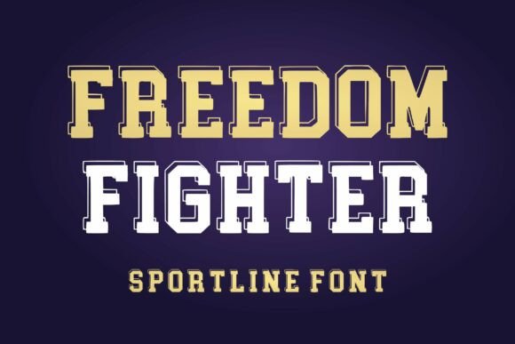Command the Field with the Freedom Fighter Font