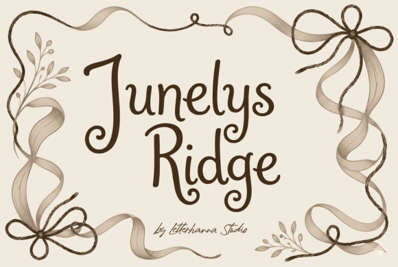 Junelys Ridge: The Script Font That Captures Authentic Elegance