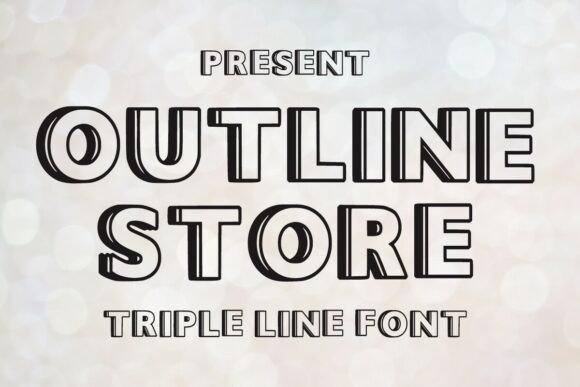 Outline Store: The Typeface with Cinematic Impact