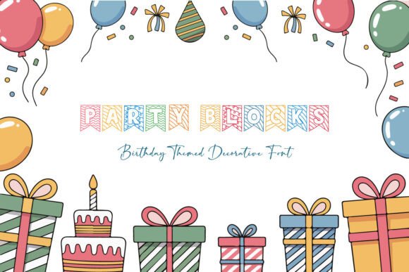 Party Blocks Typeface: Your Go-To for Festive Design
