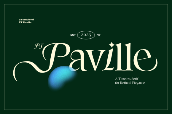 Paville: A Modern Serif for Sophisticated Branding