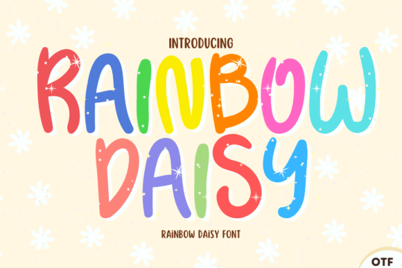 Rainbow Daisy: A Script Font for Vibrant Design Projects
