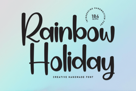 Rainbow Holiday: A Font That Feels Like Sunshine