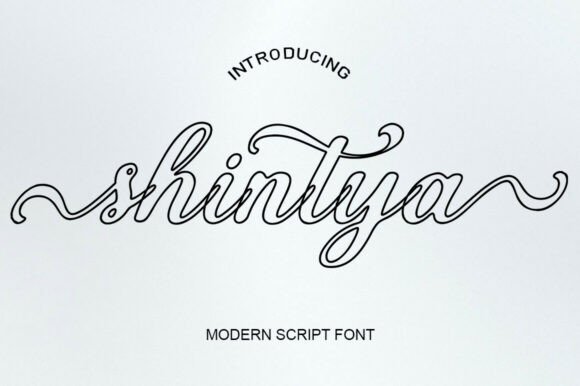 Shintya: A Modern Calligraphy Font with Character