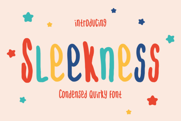 Sleekness: The Condensed Quirky Font That Sparks Joy