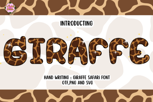 Unleash Safari Sophistication with Giraffe Safari Font