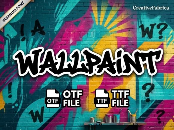 Wallpaint: A Premium Graffiti Display Font with Urban Edge
