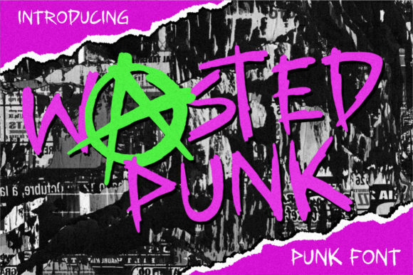 Wasted Punk: The Typeface That Screams Attitude